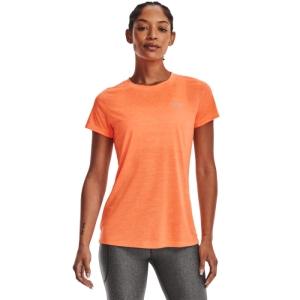 Dámske tréningové tričko s krátkym rukávom - UNDER ARMOUR-Tech SSC - Twist-ORG Oranžová M