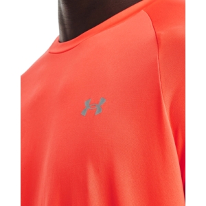 Pánske tréningové tričko s krátkym rukávom - UNDER ARMOUR-UA Tech Reflective SS-ORG Oranžová XXL 2