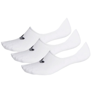Ponožky - ADIDAS ORIGINALS-LOW CUT SOCK-3 PACK-WHITE Biela 46/48
