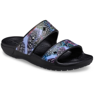 Sandále - CROCS-Classic Crocs Butterfly Sandal black/multi Čierna 42/43