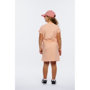 Dievčenské šaty - AUTHORITY-D-DORIANA G papaya stripe Oranžová 140/146 2023 2