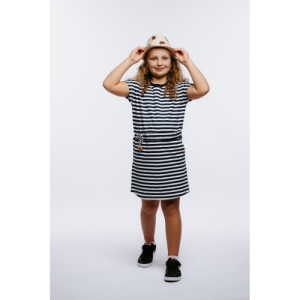 Dievčenské šaty - AUTHORITY-D-DORIANA G navy stripe Modrá 140/146 2023