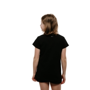 Dievčenské tričko s krátkym rukávom - AUTHORITY-T-YES G black Čierna 140/146 2023 3