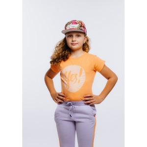 Dievčenské tričko s krátkym rukávom - AUTHORITY-T-YES G papaya Oranžová 140/146 2023