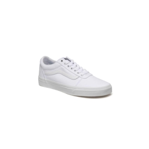 Pánska rekreačná obuv - VANS-MN Ward (Canvas) white/white Čierna 46