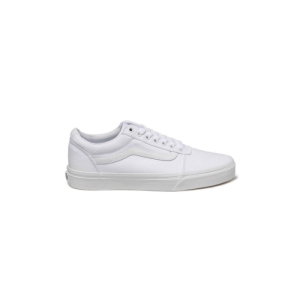 Pánska rekreačná obuv - VANS-MN Ward (Canvas) white/white Čierna 46 1