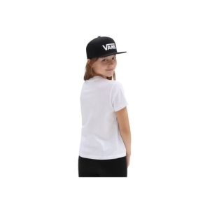 Dievčenské tričko s krátkym rukávom - VANS-VALENTINES LOGO BOXY-WHITE Biela S 2