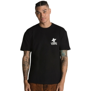 Pánske tričko s krátkym rukávom - VANS-SKETCHY FRIEND SS TEE-BLACK Čierna XL