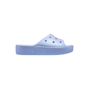 Dámske šlapky (plážová obuv) - CROCS-Classic Platform Glitter Slide W moon jelly Modrá 42/43 1