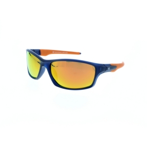 Slnečné okuliare - H.I.S. POLARIZED-HPS97101-3, blue, smoke with orange mirror POL, 64-16-134 Modrá 64-16-134