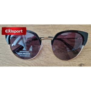 Dámske slnečné okuliare - H.I.S. POLARIZED-HPS34107-1, black, smoke gradient POL, 58-19-143 Čierna 58-19-143 1