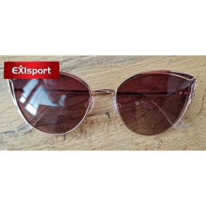 Dámske slnečné okuliare - H.I.S. POLARIZED-HPS14102-2, rose, brown gradient POL, 59-17-142 Červená 59-17-142 1