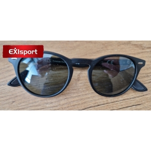 Dámske slnečné okuliare - H.I.S. POLARIZED-HPS08118-1, black, green with silver flash POL, 48-21-144 Čierna 48-21-144 1