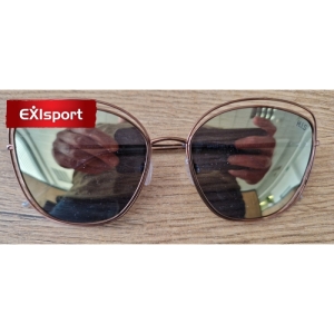 Dámske slnečné okuliare - H.I.S. POLARIZED-HPS04101-3, brown, brown with bronze mirror POL, 56-17-143 Hnedá 56-17-143 1