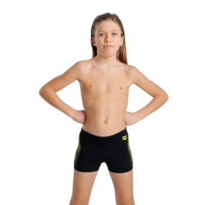 Juniorské plavecké boxerky - ARENA-BOYS SWIM SHORT GRAPHIC Black Čierna 164