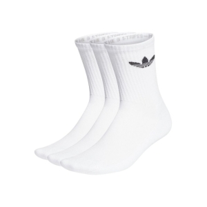 Ponožky - ADIDAS ORIGINALS-CusTre Crw Sck WHITE/BLACK Biela 34/36