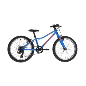 Detský horský bicykel - AMULET-20 Fun SH, brilliant blue/orange, size 20, 2023 Modrá 20" 20" 1