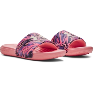 Dámske šlapky (plážová obuv) - UNDER ARMOUR-UA W Ansa Graphic posh pink/posh pink/ivory Ružová 42 3