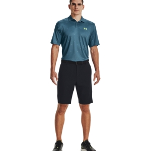 Pánske golfové polo tričko s krátkym rukávom - UNDER ARMOUR-UA Perf 3.0 Deuces Polo-BLU Modrá XXL 3