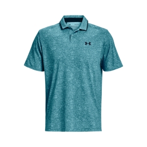 Pánske golfové polo tričko s krátkym rukávom - UNDER ARMOUR-UA Iso-Chill Polo-BLUE Modrá XXL 4