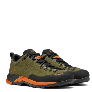 Pánska nízka turistická obuv - TECNICA-Sulfur S GTX Ms dark olive/burnt orange Zelená 46,5 3