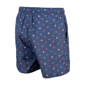 Pánske plavky - ARENA-MENS BEACH BOXER ALLOVER-540-grey blue microflowers multi Šedá M 4