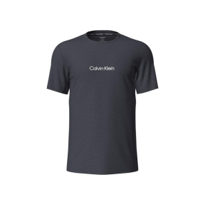 Pánske tričko s krátkym rukávom - CALVIN KLEIN-S/S CREW NECK-000NM2170E-CHW-Grey Šedá L