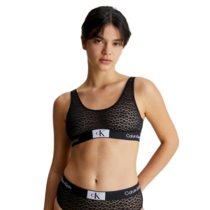 Dámska podprsenka - CALVIN KLEIN-UNLINED BRALETTE-000QF7233E-UB1-Black Čierna L