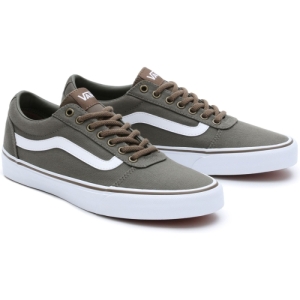 Pánska rekreačná obuv - VANS-MN Ward (Canvas) c&l olive Zelená 44,5 2
