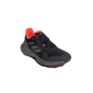 Pánska bežecká trailová obuv - ADIDAS-Terrex Soulstride R.Rdy core black/grey six/solar red Čierna 46