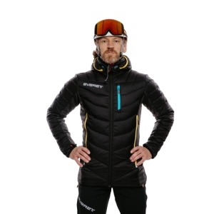 Pánska bunda na skialp - EVERETT-SkiTour PRIMALOFT jacket black Čierna XXL 2023