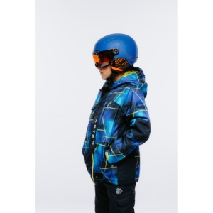 Chlapčenská lyžiarska bunda - AUTHORITY-SJ-ASTRO B blue Modrá 170/176 2023 2