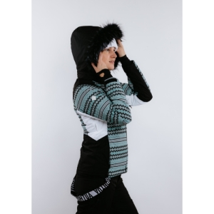 Dámska lyžiarska bunda - AUTHORITY-SJ-KITT W turquise Modrá XXL 2023 4