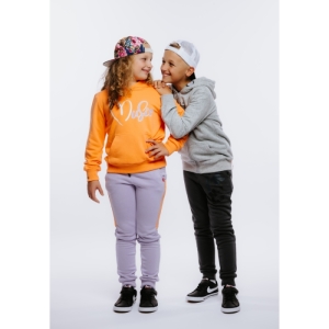 Dievčenská mikina s kapucňou - AUTHORITY-H-INFLUR G papaya Oranžová 164/170 2023 4