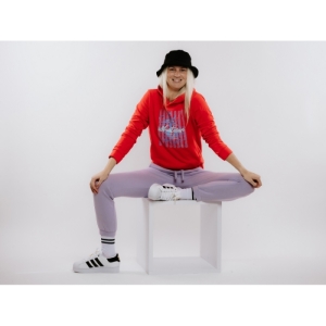 Dámska mikina s kapucňou - AUTHORITY-H-YUCA W pink Ružová XL 2023 1