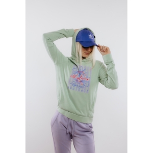 Dámska mikina s kapucňou - AUTHORITY-H-YUCA W green Zelená XL 2023 1