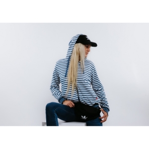 Dámska mikina so zipsom - AUTHORITY-H-STRP W navy Modrá XL 2023 2