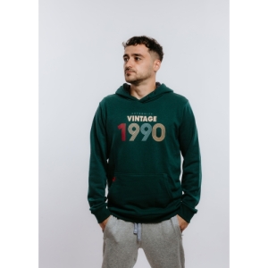 Pánska mikina s kapucňou - AUTHORITY-H-VINTAGE green Zelená XXL 2023 1