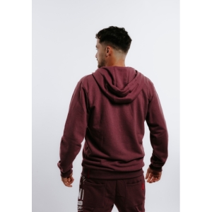 Pánska mikina so zipsom - AUTHORITY-H-ORIGINALS bordo Fialová XXL 2023 4