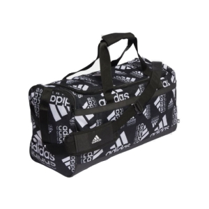Cestovná taška - ADIDAS-LIN DUF M GFU BLACK/WHITE Čierna 39L 2