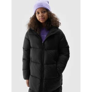 Dievčenská bunda - 4F-DOWN JACKET-JAW23TDJAF268-21S-BLACK Čierna 164 1