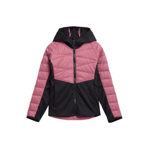 Dievčenská turistická softshellová bunda - 4F-TECHNICAL JACKET-JAW23TTJAF280-54S-PINK Ružová 164 4