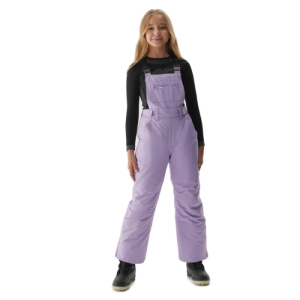Dievčenské lyžiarske nohavice - 4F-TROUSERS FNK-JAW23TFTRF354-52S-LIGHT VIOLET Fialová 164 2