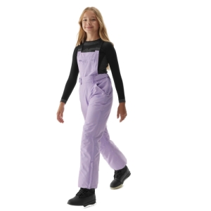 Dievčenské lyžiarske nohavice - 4F-TROUSERS FNK-JAW23TFTRF354-52S-LIGHT VIOLET Fialová 164 3