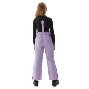 Dievčenské lyžiarske nohavice - 4F-TROUSERS FNK-JAW23TFTRF354-52S-LIGHT VIOLET Fialová 164 4