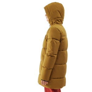 Chlapčenská bunda - 4F-DOWN JACKET-JAW23TDJAM275-82S-LIGHT BROWN Hnedá 164 3