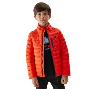 Chlapčenská bunda - 4F-DOWN JACKET-JAW23TDJAM220-70S-ORANGE Oranžová 164 1