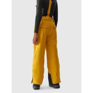 Chlapčenské lyžiarske nohavice - 4F-TROUSERS FNK-JAW23TFTRM360-71S-YELLOW Žltá 164 3