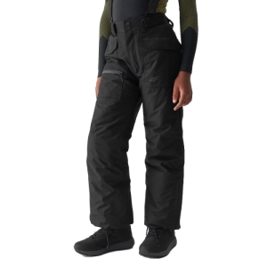 Chlapčenské lyžiarske nohavice - 4F-TROUSERS FNK-JAW23TFTRM360-21S-BLACK Čierna 164