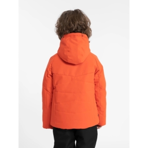 Chlapčenská lyžiarska bunda - 4F-TECHNICAL JACKET-JAW23TTJAM298-70S-ORANGE Oranžová 164 3